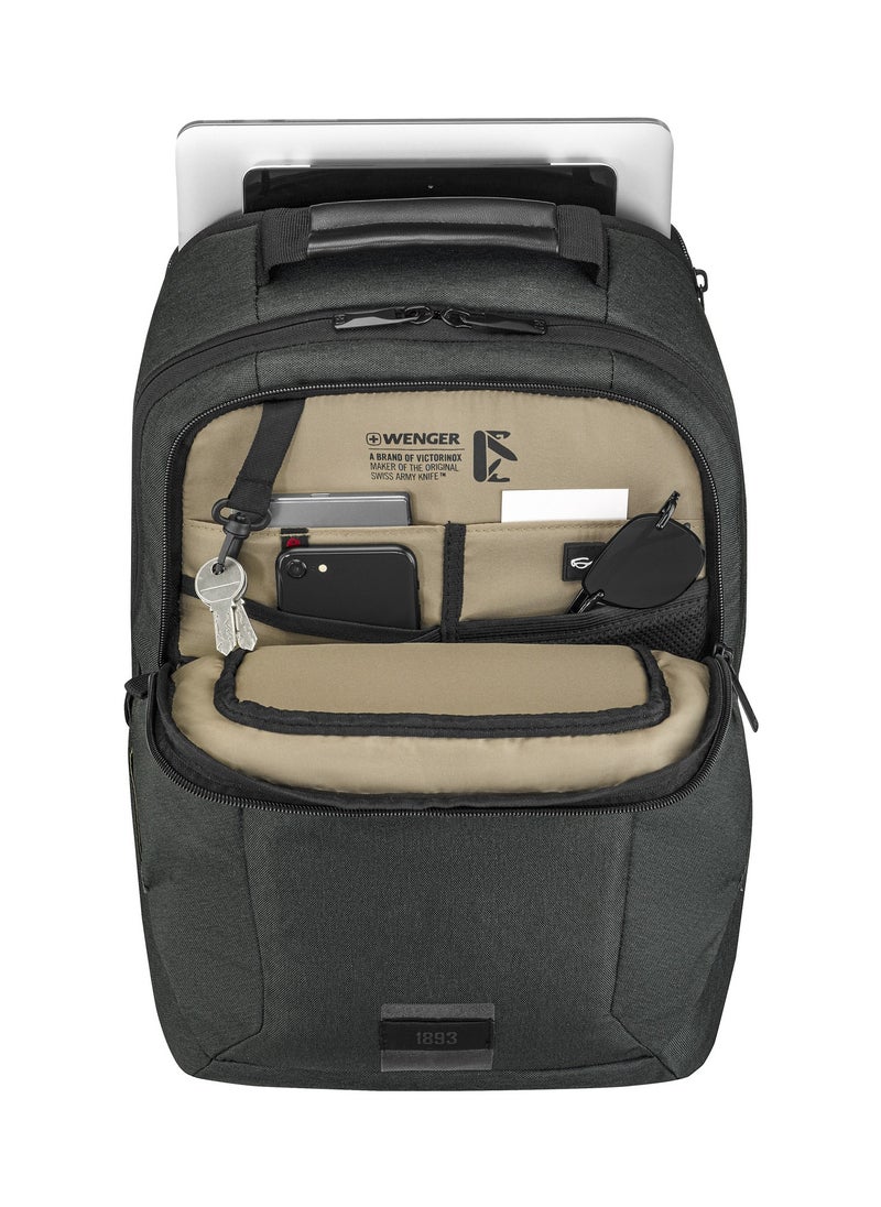 Wenger - Mx Eco Professional 16 inch Laptop Backpack with Tablet Pocket Charcoal - 612261 - Image 1