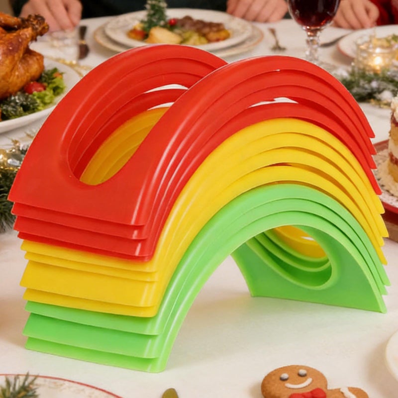 Taco Holder and Hot Dog Tray Set of 18 Pieces for Home Cooks and Party Hosts - Image 3