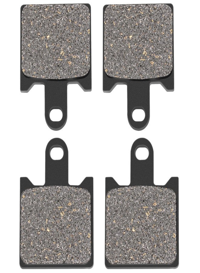 AHL Front & Rear Brake Pads Set for Kawasaki Concours 14 (ZG1400) ZG 1400/ GTR1400 GTR 1400 2008 2009 2010 2011 2012 2013 2014 (Semi-metallic) - Image 4