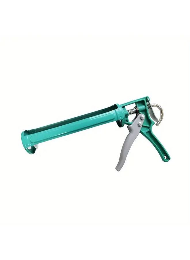 1PC Green Automatic Caulking Gun For Glass Adhesive And Sealant Smooth Finish - Image 1