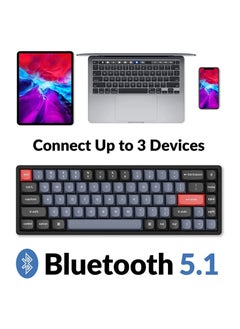 Keychron K6 Pro Wireless Custom Mechanical Keyboard, QMK/VIA Programmable Macro, Hot-Swappable Keychron K Pro Brown Switch, 65% Layout Aluminum RGB Backlit Office Gaming Keyboard for Mac Windows Linux  - Image 3