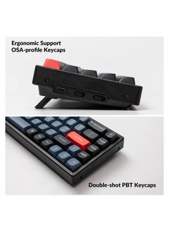 Keychron K6 Pro Wireless Custom Mechanical Keyboard, QMK/VIA Programmable Macro, Hot-Swappable Keychron K Pro Brown Switch, 65% Layout Aluminum RGB Backlit Office Gaming Keyboard for Mac Windows Linux  - Image 4