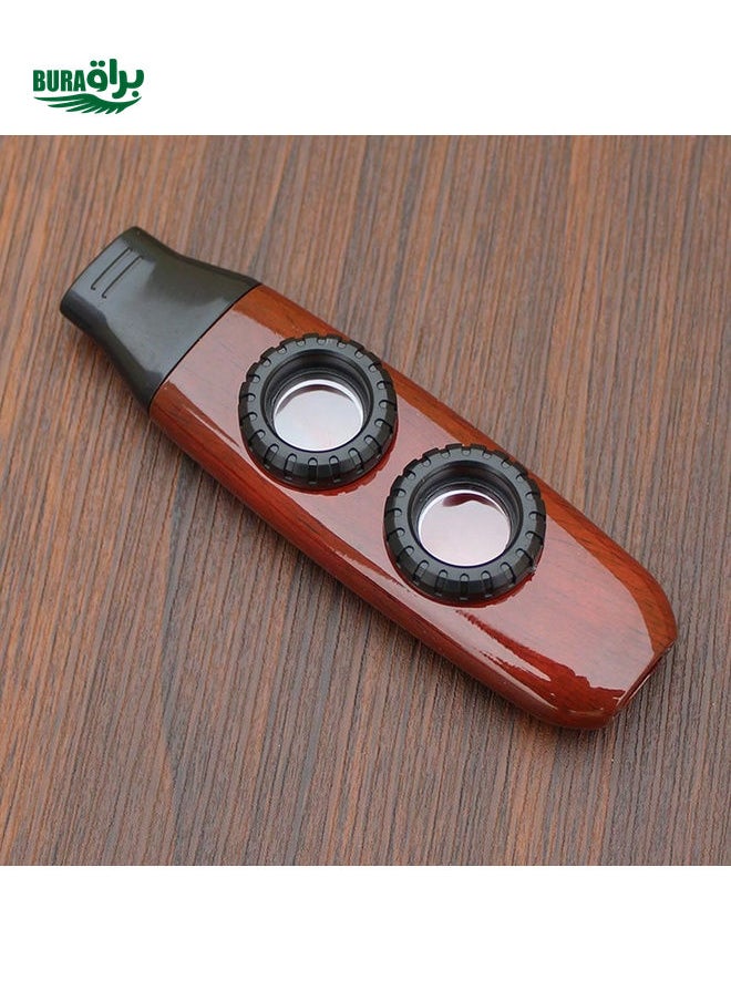 BURAQ - HOKE Kazoo, ABS Plastic Material Won't Crack, Wood Grain & Carbon Fiber Texture Surface, Easy To Learn - Image 1