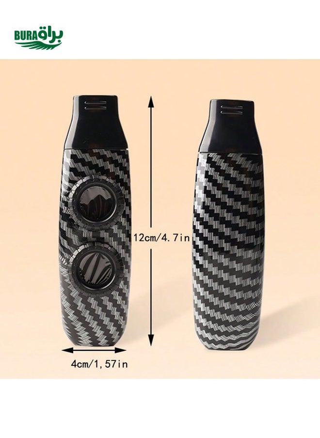 BURAQ - HOKE Kazoo, ABS Plastic Material Won't Crack, Wood Grain & Carbon Fiber Texture Surface, Easy To Learn - Image 1
