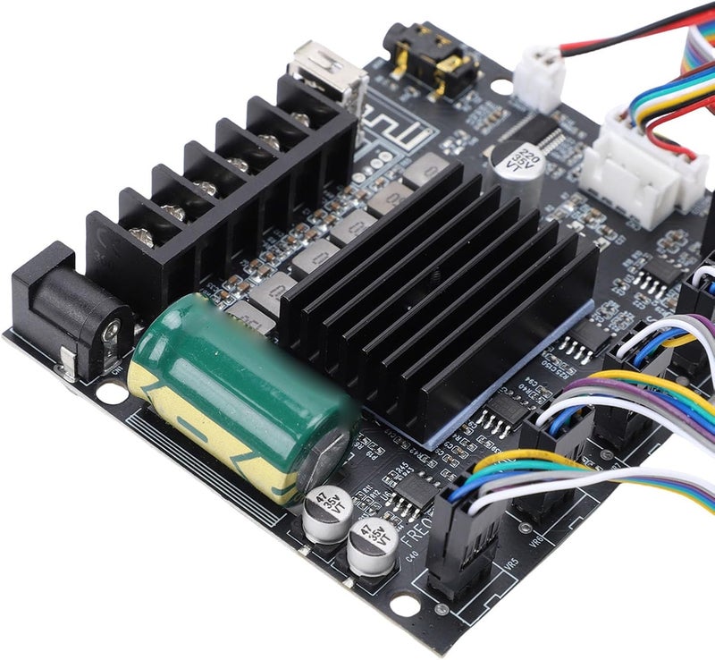 TOPINCN Amplifier Board, 50W+50W+100W Power with USB MIC Input 2.0 Channel Stereo AMP Board for DIY Speaker Sound System Audio Module - Image 5