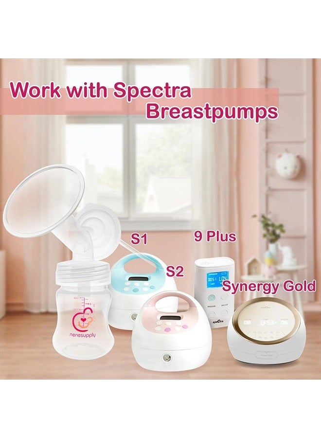 Nenesupply 24mm Flange and Duckbil Valves Compatible with Spectra S1 Spectra S2 Breastpump Replacement to Spectra Pump Parts and Spectra Flange Replace Spectra Duckbill Valves and Spectra Accessories - Image 4