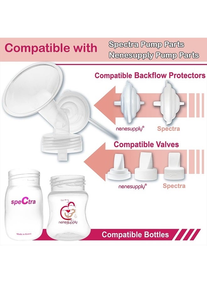 Nenesupply 24mm Flange and Duckbil Valves Compatible with Spectra S1 Spectra S2 Breastpump Replacement to Spectra Pump Parts and Spectra Flange Replace Spectra Duckbill Valves and Spectra Accessories - Image 5