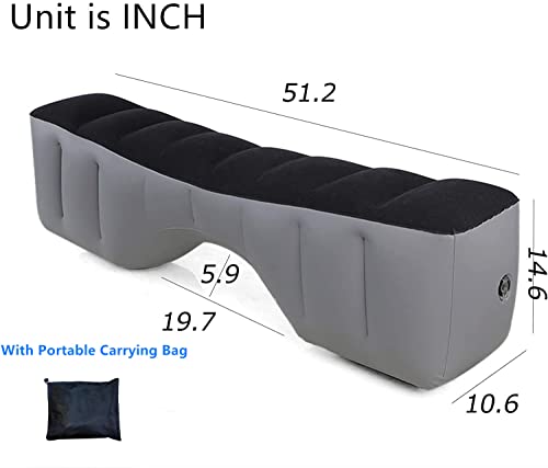 Berocia Inflatable Car Air Mattress Back Seat Bed, Universal Back Seat Gap Filler Pad Extender for SUV Camping Sleeping Travel Rest - Image 5