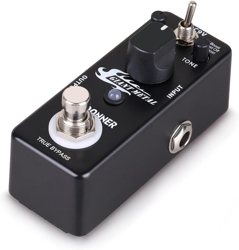 Donner Giant Metal Distortion Pedal -Boost Distortion for Electric Guitar, Pedalboards, 3 Modes True Bypass - Image 2
