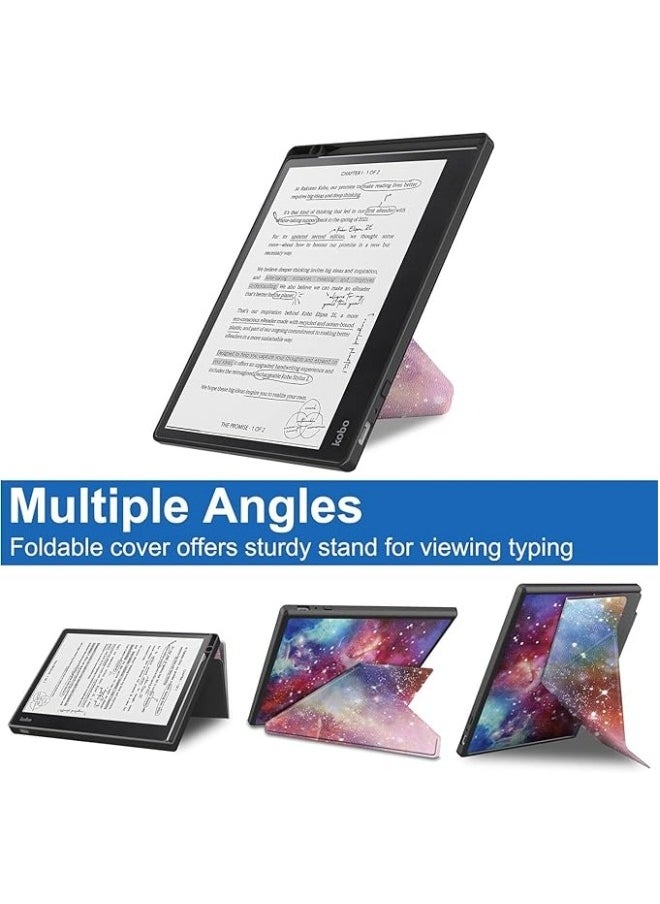 General - Case Compatible with Kobo Elipsa 2E 10.3 inch 2023 eReader, Multi-Angle Viewing Stand Cover with Pencil Holder, Auto Wake Sleep - Image 1
