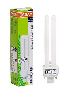 Osram OSRAM DULUX-DE 18W COOL WHITE Compact Fluorescent lamp Bulb G24q-2 4PIN - Pack of 10  - Image 3