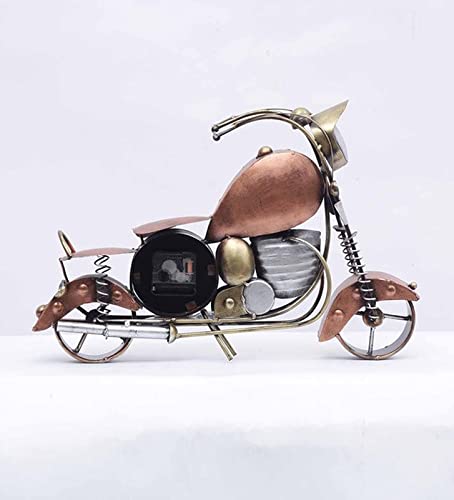 Suntown SUNTOWN Wrought Iron Decorative Showpiece Bike Clock Table Decor for Living RoomHotelRestaurantHomeOfficeDiningGift14 3 9 in  - Image 4