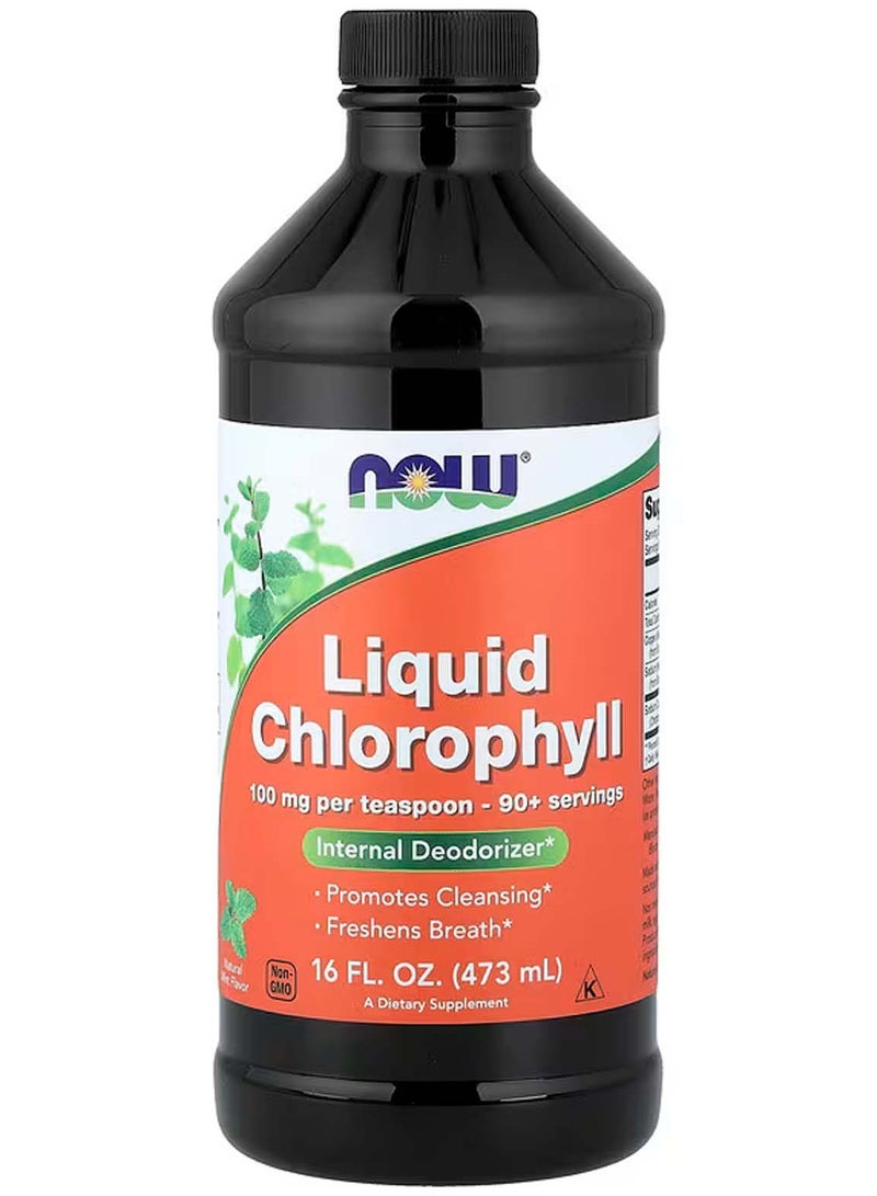 ناو الكلوروفيل نعناع مزيل الروائح الكريهة الداخلي سائل 473 مل - Image 1