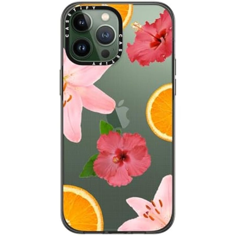 Casetify iPhone 13 Pro Max Compact Case 【2x Military Grade Drop Test/4ft Drop Protection】 - Tropical Zest - Black - Image 3