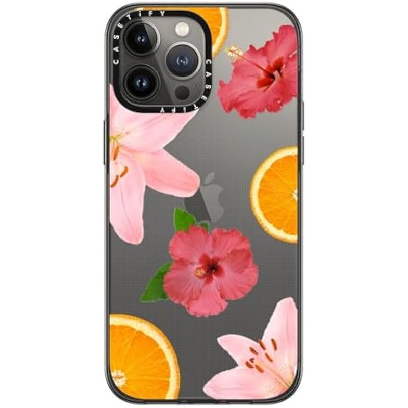 Casetify iPhone 13 Pro Max Compact Case 【2x Military Grade Drop Test/4ft Drop Protection】 - Tropical Zest - Black - Image 4