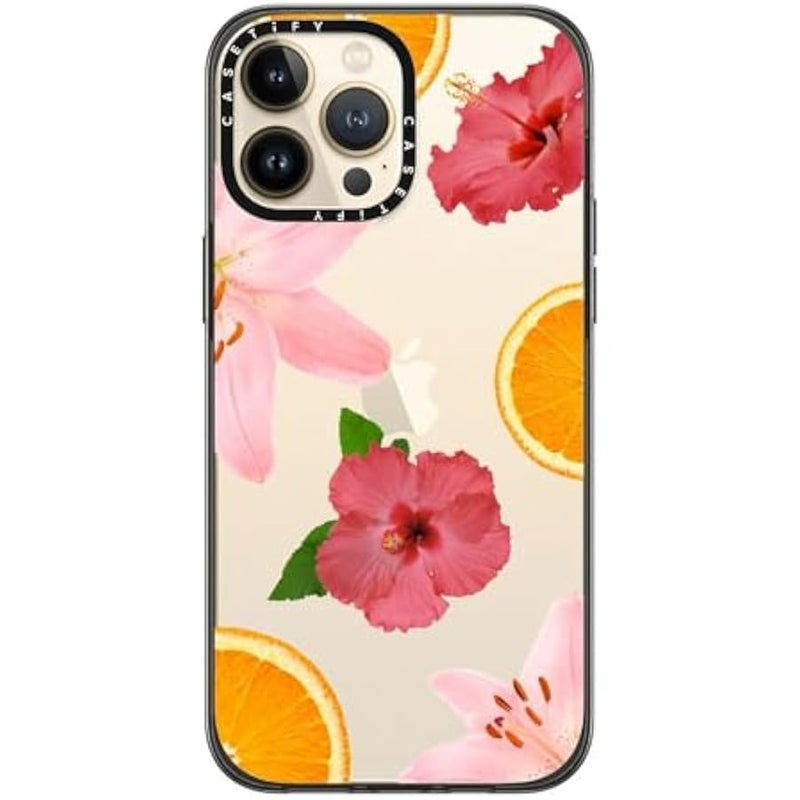 Casetify iPhone 13 Pro Max Compact Case 【2x Military Grade Drop Test/4ft Drop Protection】 - Tropical Zest - Black - Image 5