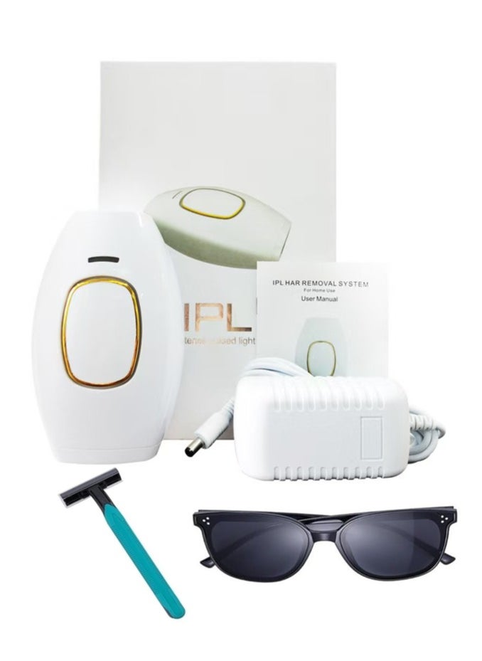 SCIENISH IPL Hair Removal Device At-Home Permanent Hair Remover Face & Whole Body-Permanent Hair Removal System (White)  - Image 1