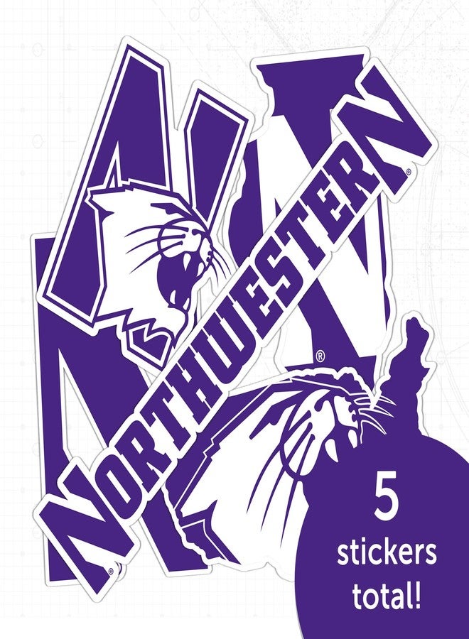 Desert Cactus Northwestern University Wildcats Sticker Vinyl Decals Laptop Water Bottle Car T2 (Type 2-2) - Image 5