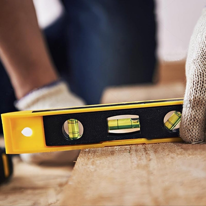 9 بوصة إطار ألومنيوم طوربيد فقاعة مستوى 180 90 45 درجة ميزان الروح - Image 3