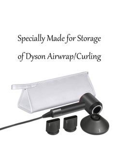 SYOSI Travel Organizer for Dyson Airwrap Curling Iron Styler Compatible Portable Travel Organizer for Airwrap Hair Dryer Styler and Accessories (Silver)  - Image 5