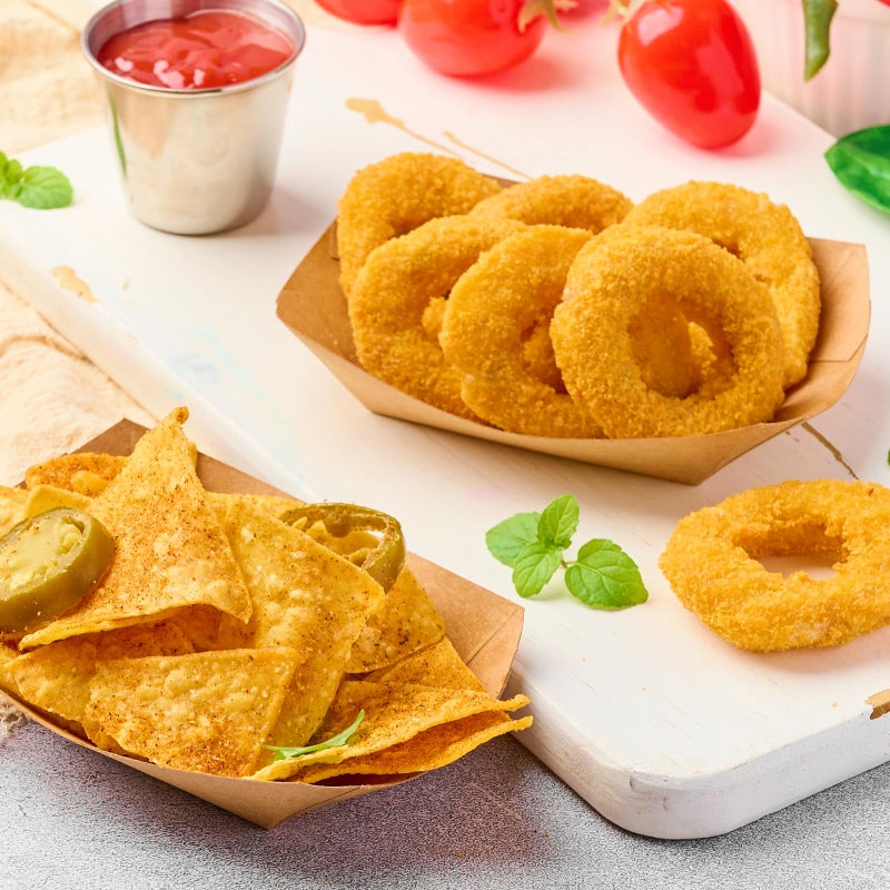 ZORRITA 1/4 Lb Mini Paper Food Trays, 100 Pack Disposable Small Food Boats Bulk Brown Kraft Paper Serving Baskets for Individual Party Nachos Snacks Fries and Pet Food - Image 5