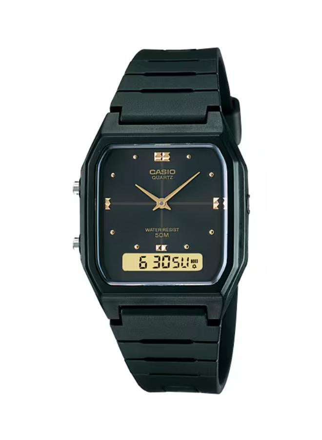 كاسيو ساعة يد للجنسين راتنج تناظرية رقمية -- - . مم