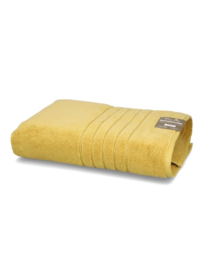REVE Borabora Luxurious Soft Absorbent Cotton Bath Sheet Yellow 100 x 180 cm  - Image 2