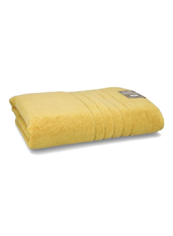 REVE Borabora Luxurious Soft Absorbent Cotton Bath Sheet Yellow 100 x 180 cm  - Image 3