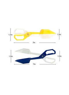 Skoolzy Jumbo Rainbow Tongs 6 Piece Toys_And_Games Set, Fine Motor Skills Handy Scoopers Rainbow Color Sorting Learning Tools Skill Development For Baby & Kids  - Image 4