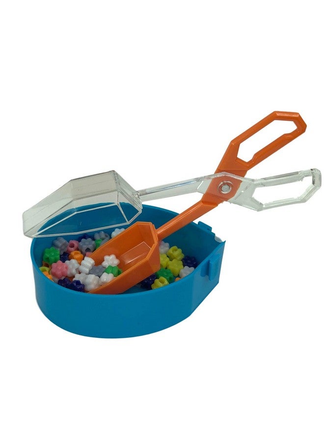 سكولزي مجموعة ملقط قوس قزح جامبو مكونة من 6 قطع من الألعاب والألعاب، المهارات الحركية الدقيقة، مغارف يدوية، أدوات تعليمية لفرز ألوان قوس قزح، تنمية المهارات للأطفال والرضع - Image 5