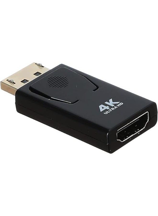 DisplayPort to HDMI Adapter – 4K Audio & Video Converter for PC, TV & Projector - Image 1