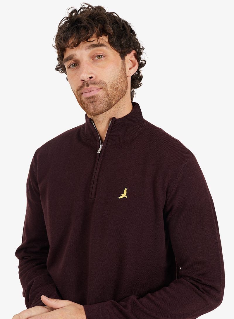 BRAVE SOUL Half Zip Sweatshirt - Image 1