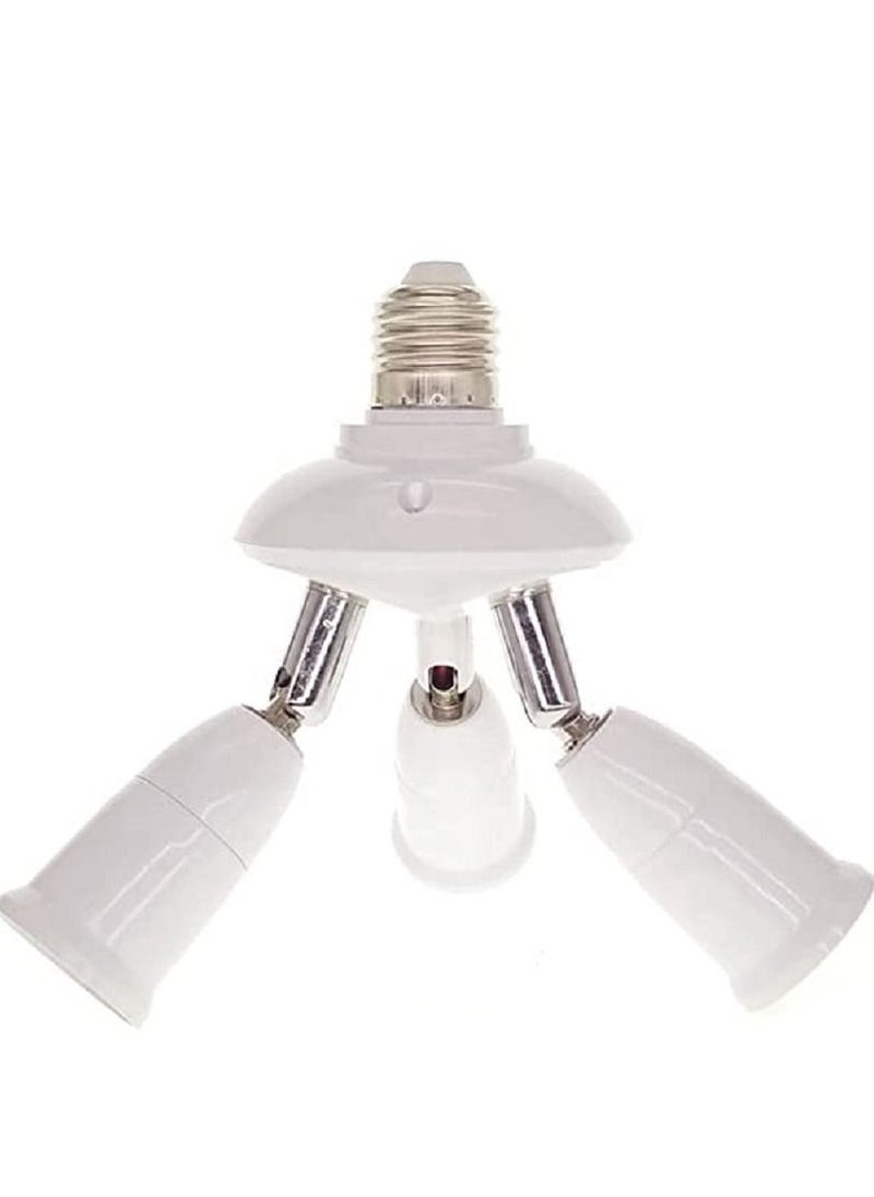 Generic - 1 E27 to 3-4-5 E27 Light Lamp Bulb Adapter, Splitter Base Socket - Image 1