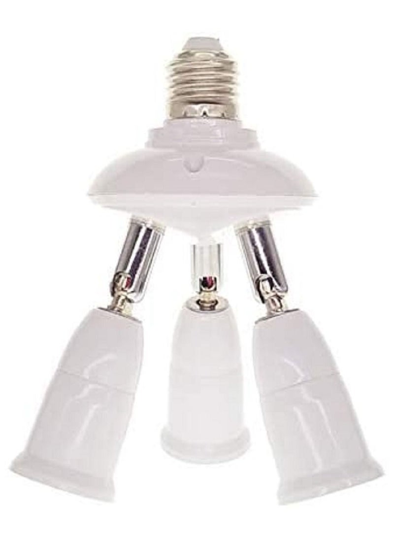 Generic - 1 E27 to 3-4-5 E27 Light Lamp Bulb Adapter, Splitter Base Socket - Image 1