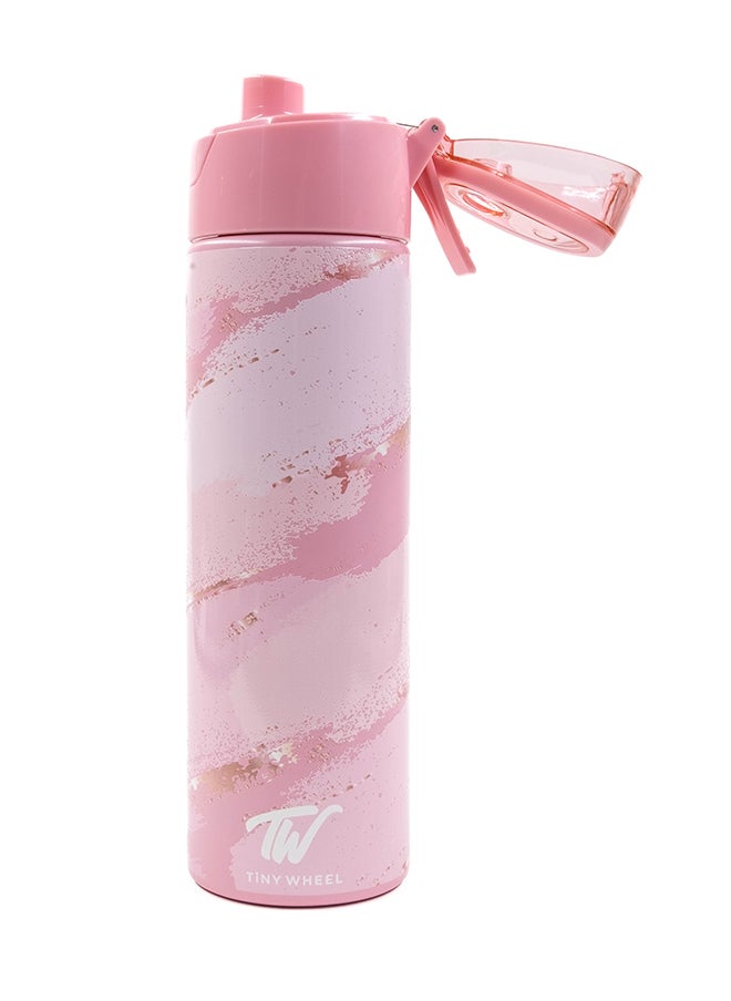 TINY WHEEL Tiny wheel Steel Water Bottle baby pink 600ml  - Image 3