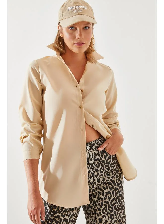 Ginger Oversize Button Up Shirt