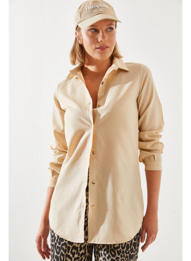 Ginger Oversize Button Up Shirt - Image 3