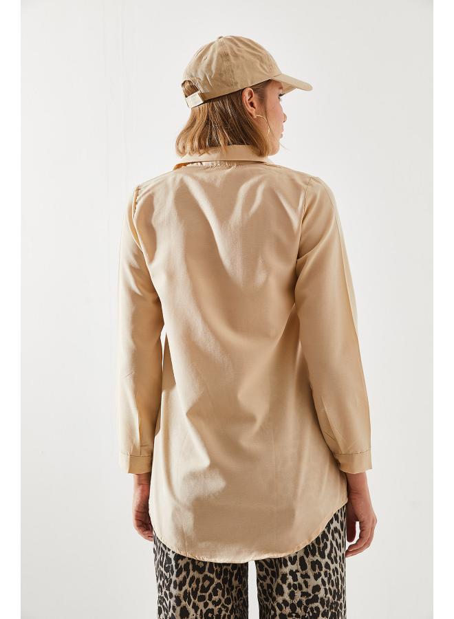 Ginger Oversize Button Up Shirt - Image 2