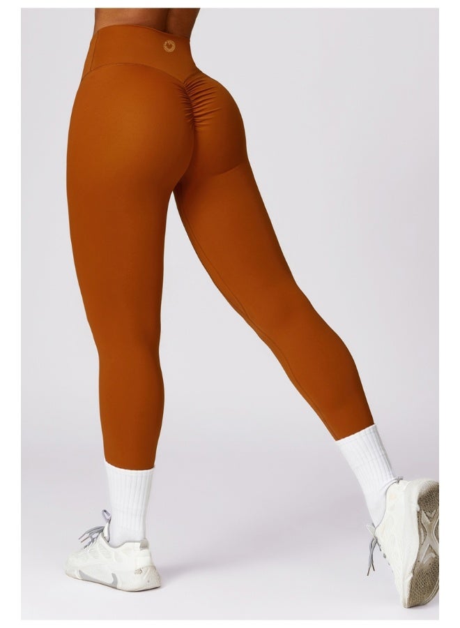 KAWN.YOGA KAWN YOGA Womens High Waist Contour Seamless Workout sport Leggings Yoga Pants Tummy Control Running Pants.  - Image 3
