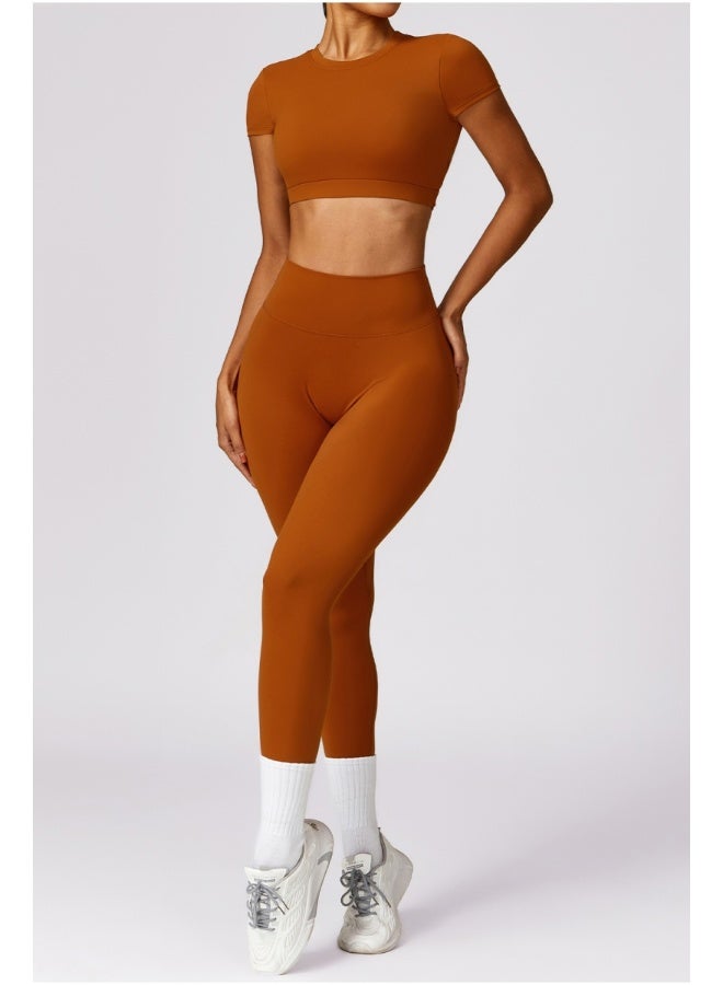 KAWN.YOGA KAWN YOGA Womens High Waist Contour Seamless Workout sport Leggings Yoga Pants Tummy Control Running Pants.  - Image 4
