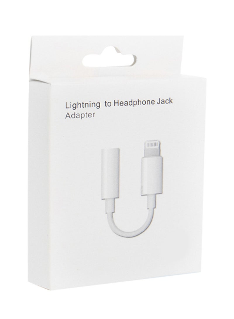 CATANES 2Pack Lightning to 3.5mm AUX Jack Adapter Cable for iPhone to Headphone Converter / White Colour - Image 4