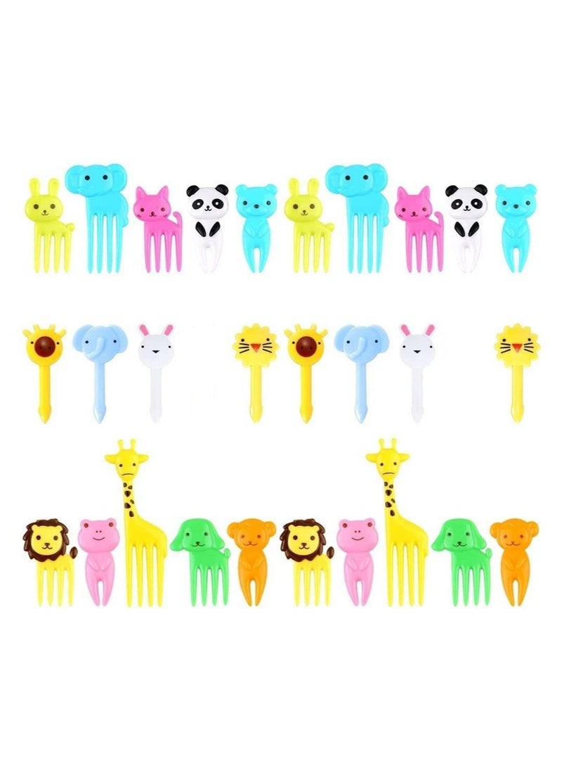 نيبمينينت Animal Food Picks for Kids, Cute Bento Fun Kids Box Toothpicks - Image 1