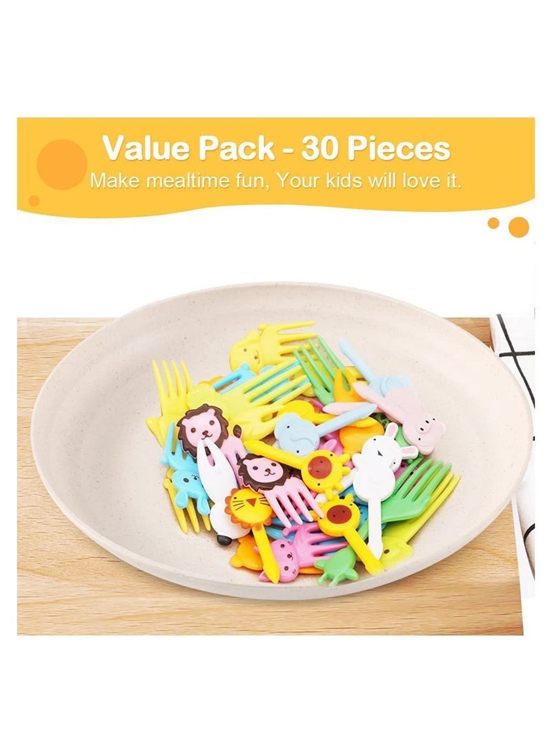 نيبمينينت Animal Food Picks for Kids, Cute Bento Fun Kids Box Toothpicks - Image 4