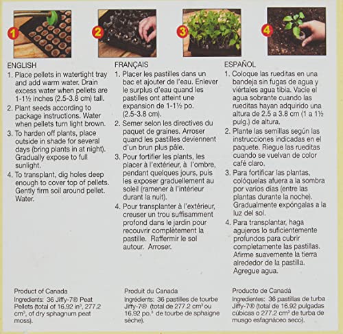 Jiffy J3R36 36mm Plant Pellet Refill 36 Count - Image 2