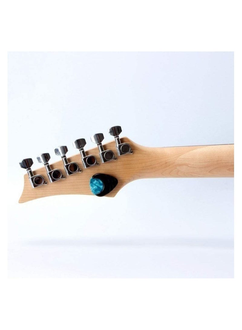 Megarya MUSTANG Guitar Picks & Guitar Pick Holder Easy to Paste on the Guitar Suitable for Acoustic Guitar Electric Guitar Bass Ukulele - Stick-on Holder + 10 Pcs Guitar Picks  - Image 5