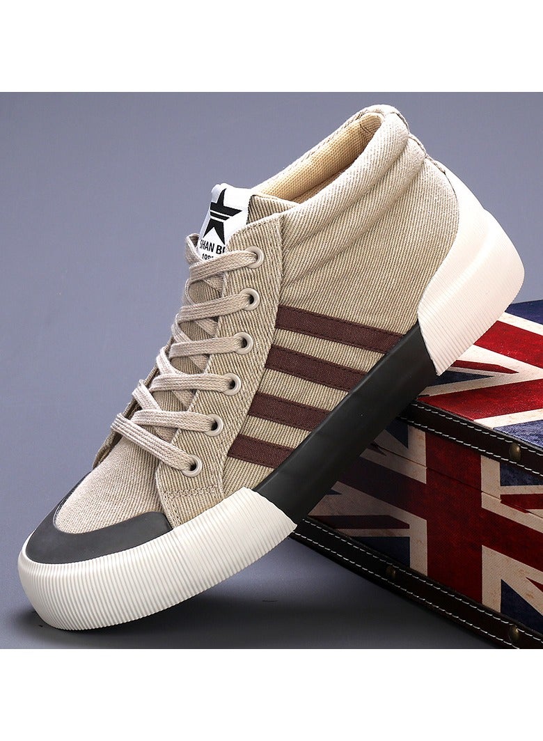 KUYING New Breathable Casual High Top Board Shoes  - Image 1