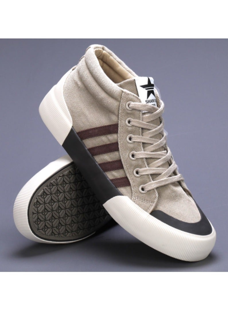 KUYING New Breathable Casual High Top Board Shoes  - Image 2