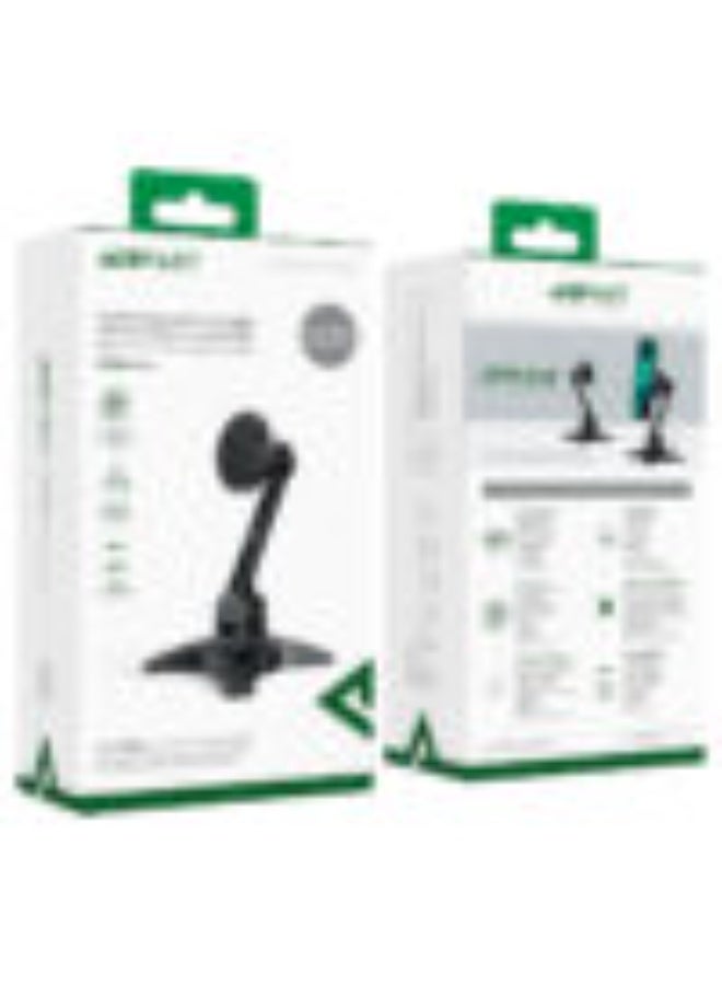 ACEFAST Desktop magnetic holder E11, Dual-Axis Adjustment, Six Strong N52 Magnets, 360° Rotation, Four-Corner Base - Black - Image 5