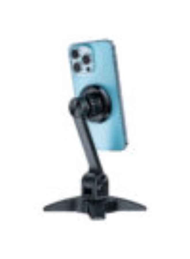 ACEFAST Desktop magnetic holder E11, Dual-Axis Adjustment, Six Strong N52 Magnets, 360° Rotation, Four-Corner Base - Black - Image 3