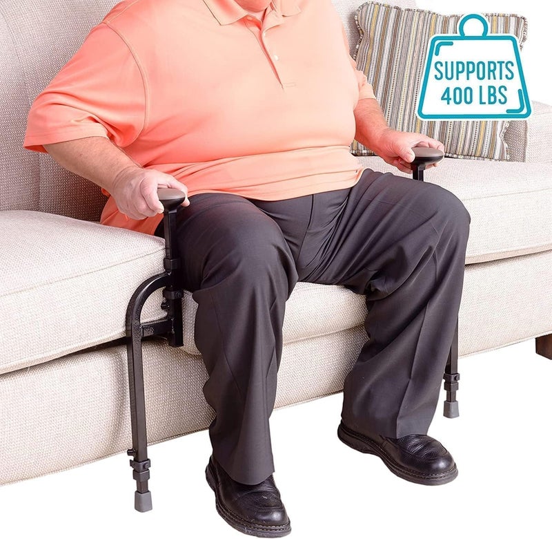 Stander Heavy Duty EZ StandNGo Adjustable Standing Mobility Aid Chair Assist Grab Bar Bariatric Stand Handle Eligible for VAT Relief in the UK - Image 4